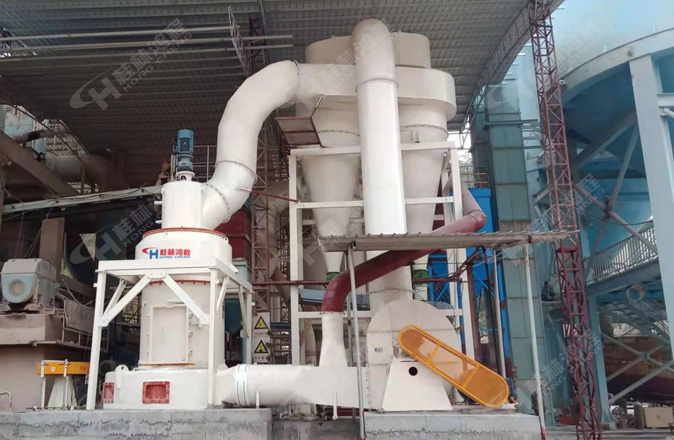 石灰石磨粉機hc1700案例：樂山市某建材公司石灰石磨粉325目項目設計
